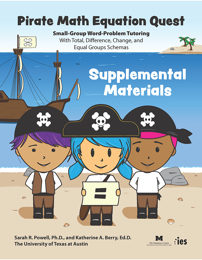 screenshot of a PDF showing young children dressed up as pirates